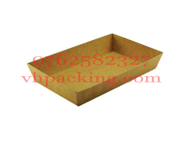 Khay đựng thức ăn bằng giấy Kraft