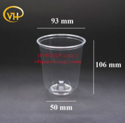 Ly Đáy Bầu PET 93 - 12/14oz / 360ml