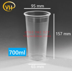 Ly Nhựa Sọc PP95 - 700ml