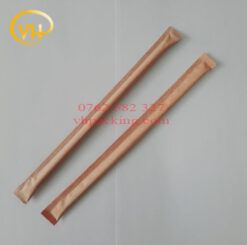 Ống Hút Trong / Đen / Màu Bọc Màng Giấy - ɸ6, ɸ8, ɸ12