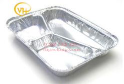 Khay Nhôm Chữ Nhật 3 Ngăn 800ml